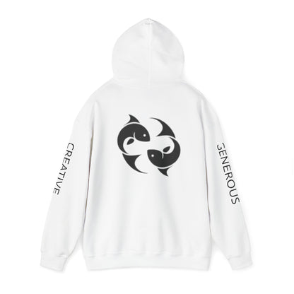 Unisex Heavy Blend™ Hooded Sweatshirt - Zodiac Signs - Pisces