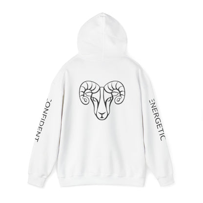 Unisex Heavy Blend™ Hooded Sweatshirt - Zodiac Signs- Aries