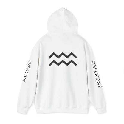 Unisex Heavy Blend™ Hooded Sweatshirt - Zodiac Signs - Aquarius