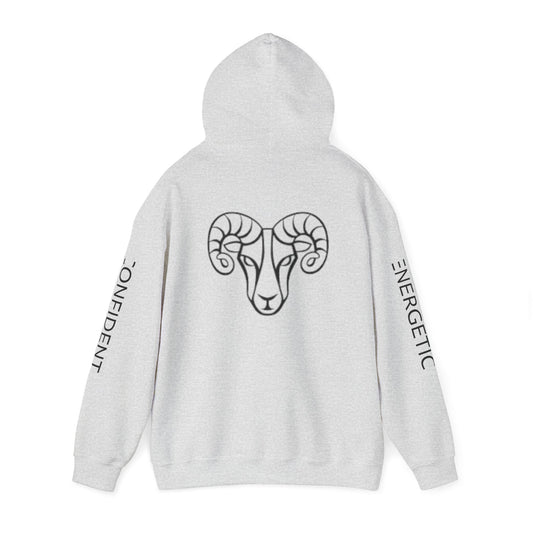 Unisex Heavy Blend™ Hooded Sweatshirt - Zodiac Signs- Aries