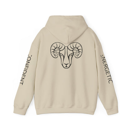 Unisex Heavy Blend™ Hooded Sweatshirt - Zodiac Signs- Aries